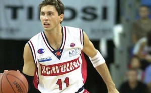 Andrea Pecile con la maglia di Pesaro nell'ultima stagione