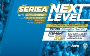 Locandina "#NextLevel", la campagna abbonamenti varata dall'Orlandina Basket