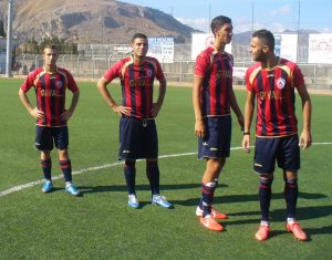 Alcuni calciatori del Milazzo