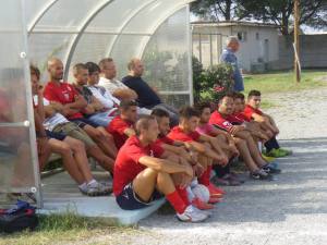 La panchina del Milazzo, protagonista di un positivo avvio di stagione