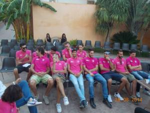 La squadra del Minibasket Milazzo nel giorno della presentazione ufficiale