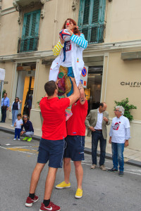 Una "touche" in via dei Mille
