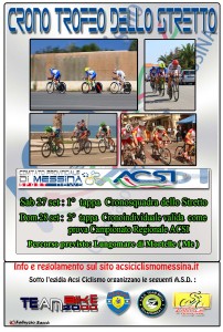 La locandina della "Crono Trofeo dello Stretto"