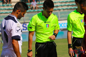 L'ex giallorosso Sasà D'Alterio con la divisa rossoblu