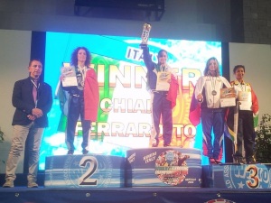 La campionessa mondiale Chiara Ferrarotto