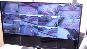 Il nuovo sofisticatissimo sistema di videosorveglianza dello stadio San Filippo