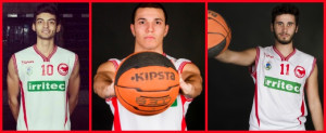 Il trio di riconfermati in casa Costa d'Orlando: Crisà, Galipò, Micale