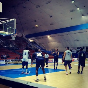 L'allenamento pomeridiano dell'Orlandina