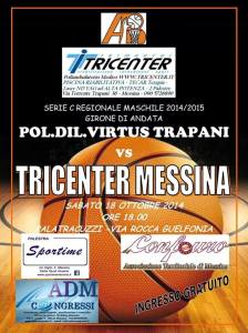 La locandina di Amatori Messina-Virtus Trapani
