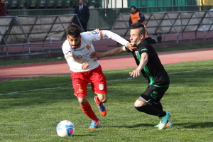 Il laterale in azione in Melfi-Messina dello scorso campionato