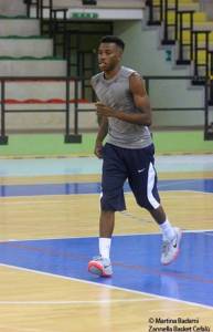 L'americano Hudson, miglior realizzatore del match con 24 punti