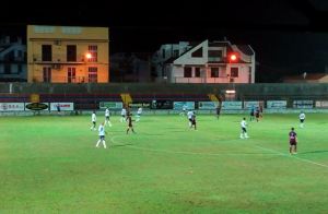 Una fase del match tra Milazzo e Castelbuonese. Ad accedere al prossimo turno sono i mamertini