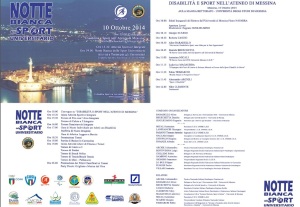 Il programma completo della Notte Bianca dello sport Universitario