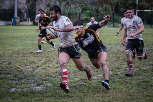 Tentativo di meta per l'Amatori