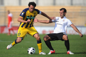Fabio Caserta in azione con la maglia della Juve Stabia