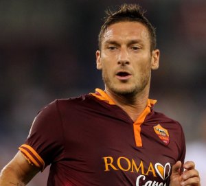 La bandiera giallorossa Francesco Totti