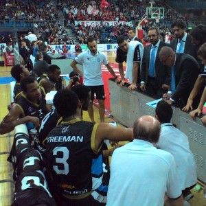 Un time out di Giulio Griccioli (Orlandina)