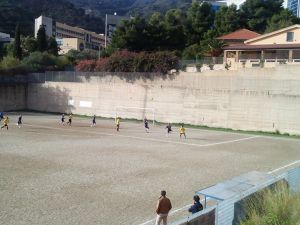Una fase del match tra Spadaforese e Jonica
