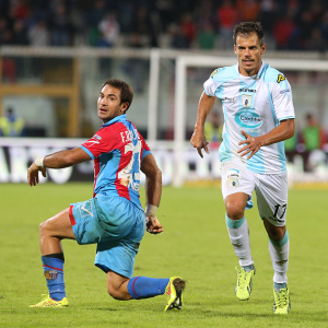 Il portoghese durante il match disputato a Catania (foto Gabriele Maricchiolo)