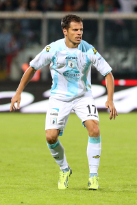 Ferreira in azione con l'Entella (foto Gabriele Maricchiolo)