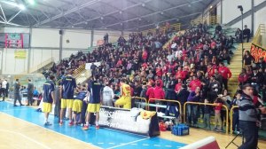 Barcellona prima del match con Biella