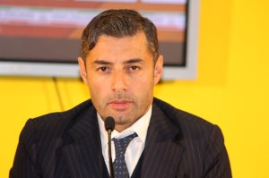 Un primo piano del direttore sportivo del Messina Danilo Pagni