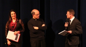 Silvana Paratore, Padre Tripodo (dir. Caritas) e Fortunato Marino