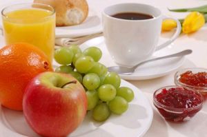 Colazione da sportivi, chiamati a scendere in campo alle 11 del mattino...