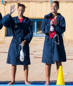 Teresa Marchetti e Silvia Laganà della WP Despar Messina