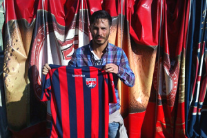 Danilo Alessandro con la maglia del Taranto