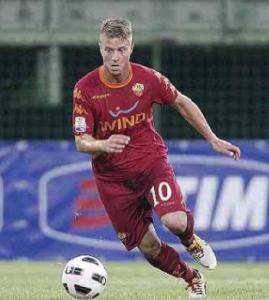 Ciciretti in azione in giallorosso