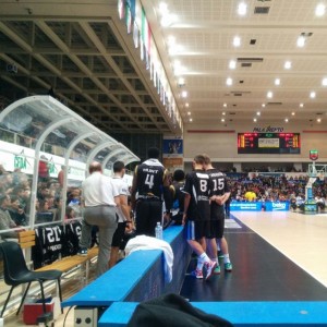 Un time out dell'Upea Orlandina al PalaTrento