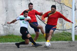 Una fase del match