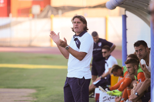 Alessandro Cucciari in panchina