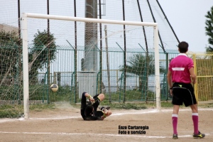 Cefalù-Iniziativa 3-0, il gol di D'Amico su rigore