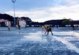Contesse-Sampietrese 0-0. Una fase dell match