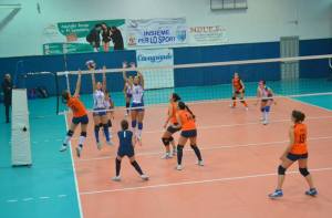 Messana Tremonti all'attacco nel match contro la Pgs Luce
