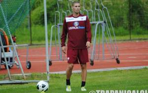 Nicola Citro con la divisa del Trapani in allenamento