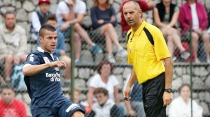 Spiridonovic in azione con la maglia del Vicenza