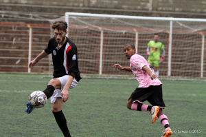 Giorgio Cicirello in azione con la maglia del Due Torri