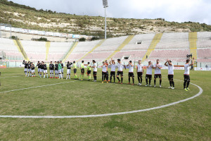 Savoia e Messina in campo subito prima del via (foto Alessandro Denaro)
