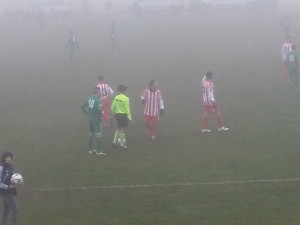 Una fase del match tra Leonfortese e Due Torri