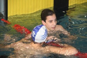Un primo piano del plurimedagliato Davide Marchello