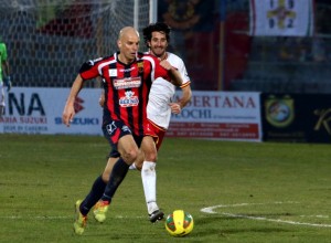 Il croato Rajcic è stato monumentale in mezzo al campo (foto Giuseppe Scialla)