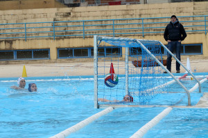 Una fase del match tra WP Messina e Prato