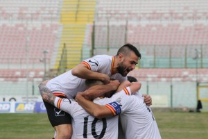 La gioia dopo l'1-0 di Corona
