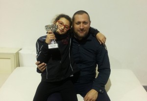 Il maestro Cutugno con Alba Fanara
