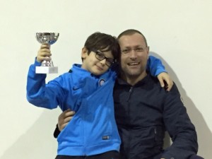 Il maestro Cutugno con Tommaso Zucchi