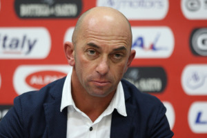 Il neo-tecnico del Lecce Alberto Bollini, che eredita la panchina da Lerda e Pagliari