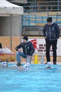 Il tecnico Nicola Germanà incita la squadra